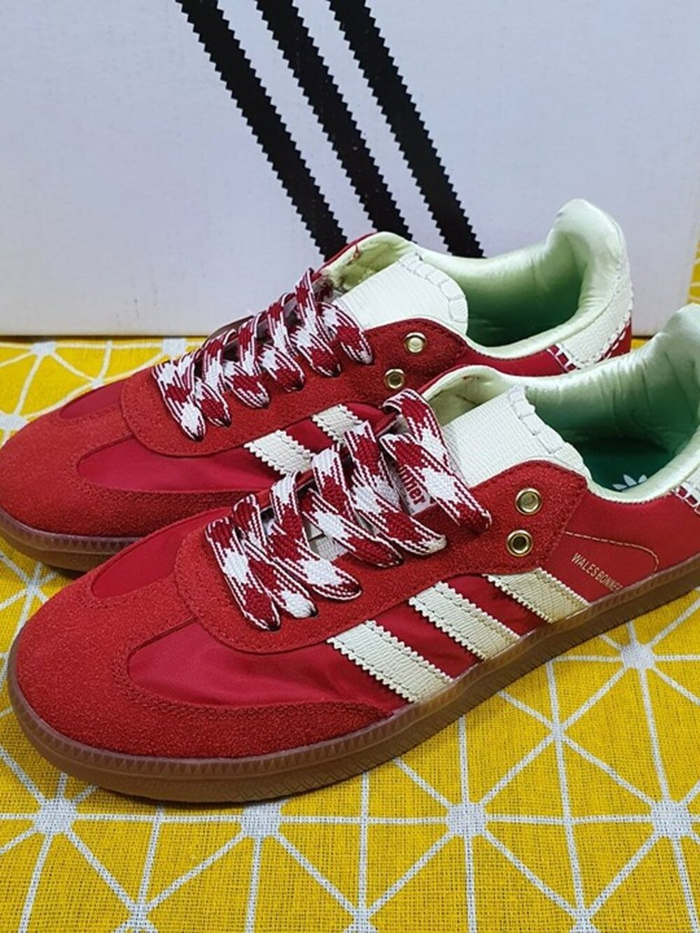 New Adidas Wales Bonner Sneaker Red Shoes